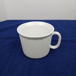 CorningWare Creations 20oz Soup Bowl Mug White Stoneware Microwave Safe